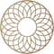 Ekena Millwork Cannes Wood Fretwork Pierced Ceiling Medallion, Red Oak, 20"OD x 6 7/8"ID x 1/4"T CMWP20X20X0250CNRO - alternate 5